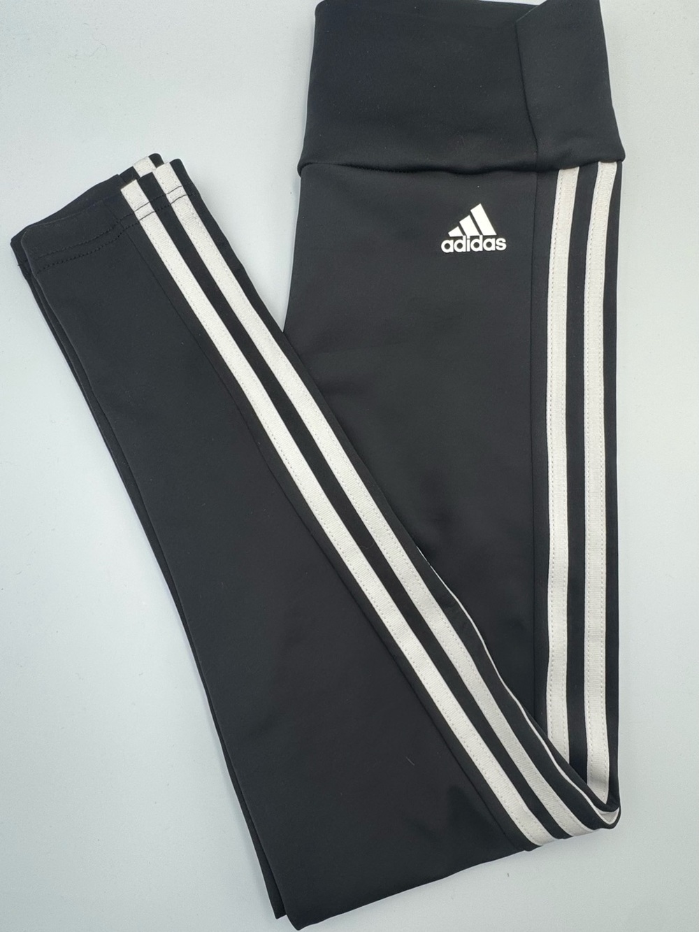 Adidas Aeroready Black 3 Stripe Leggings Women’s Size Small Athletic Yoga Pants